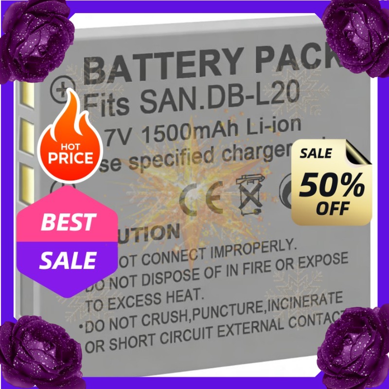 Drone Camera - SWZY 3.7V 1500mah DB-L20 Battery for