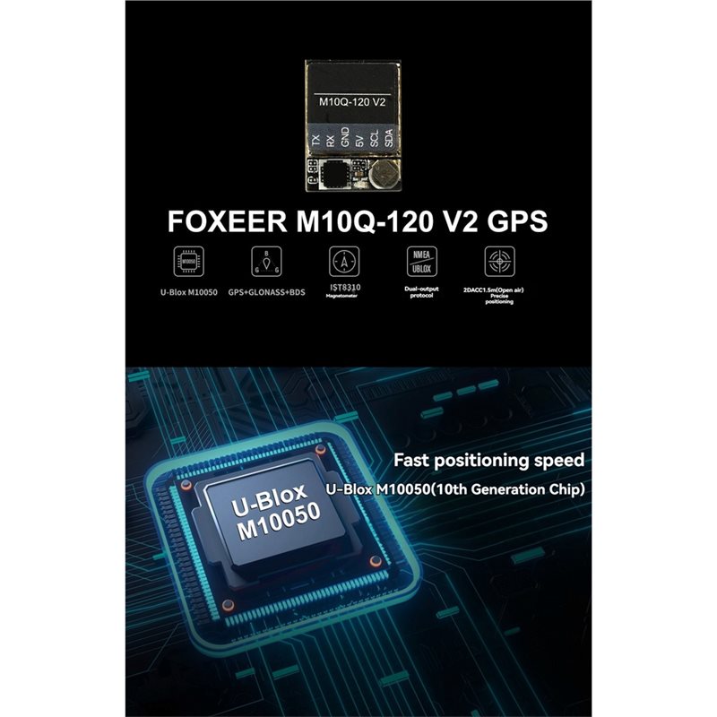 Exquisite-M10Q-120 V2 GPS Modu - Drone Compass 评论和价格