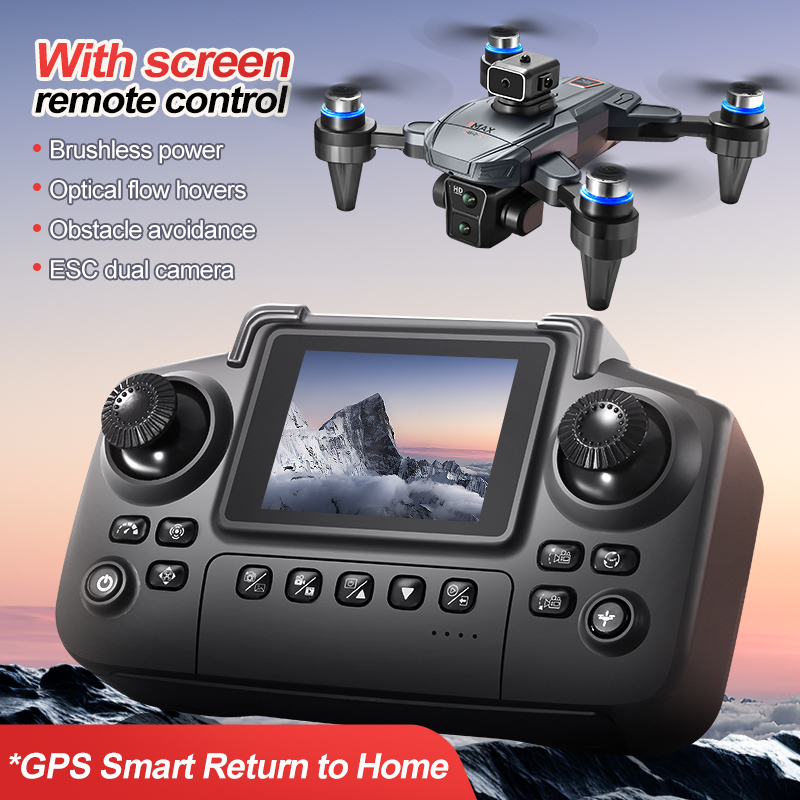 GPS RC Drone With Screen 4K Pr - Drone Gps Mount 评论和价格