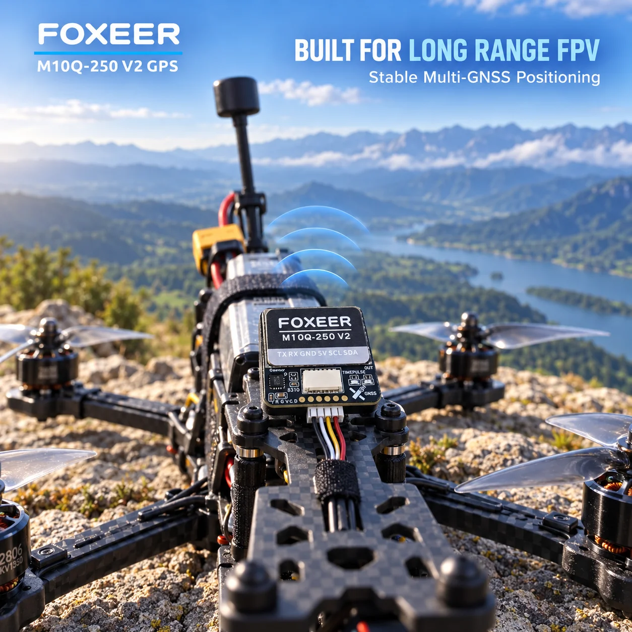 FOXEER M10Q-250 V2 GPS Module  - Drone Compass 评论和价格